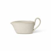 Pot à lait Flow / H 10 cm - 30 cl - Ferm Living blanc en céramique