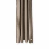 Rideau de douche Chambray Striped / 160 x H 205 cm - Coton enduit - Ferm Living noir en tissu