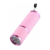 Shining House - Mini Lampe de Poche,Petite lampe de poche étanche avec lanyard,Mini Lampe Torche portable (rose) - pink