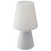 Silumen - Lanterne extérieure led Tactile rgb 23cm 4 couleurs Blanc