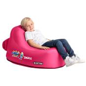 Softybag Kids chaise Schtroumpf rose