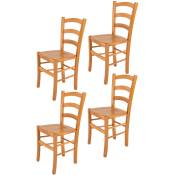 T M C S - Tommychairs - Set 4 chaises venice pour cuisine,