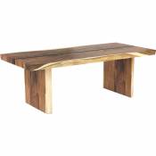 Table en bois Tanah 220 cm - Marron