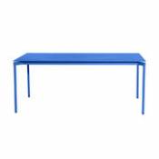 Table rectangulaire Fromme / Aluminium - 180 x 90 cm - Petite Friture bleu en métal