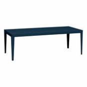 Table rectangulaire Zef OUTDOOR / 220 x 100 cm - Aluminium - Matière Grise bleu en métal