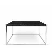Temahome - Table basse marbre gleam 75 Noir et métal