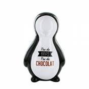 THE CASH FACTORY TI2984 Tirelire Pingouin Chocolat,
