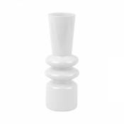 Vase Sparkle Present Time Blanc Asymétrique - Blanc