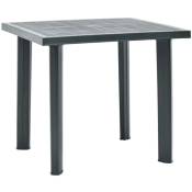 Vidaxl - Table de jardin Vert 80x75x72 cm Plastique