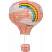 Ballon À Air Chaud De 12 Pouces Abat Jour Lanterne En Papier Décoration De Fête De Mariage Lampe De Plafond,Arc En