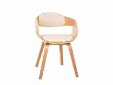 Chaise de salle à manger avec accoudoirs design scandinave