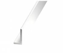Cornière inégale aluminium laqué blanc 30 x 20 mm 1 m