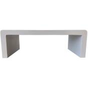 Drawer - Table basse en fibre de ciment 120x55cm -