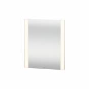 Duravit - Miroir Best avec éclairage, avec commutation par capteur, chauffage du miroir, champs lumineux latéraux à DEL, Longueur: 600mm - LM7885D0000