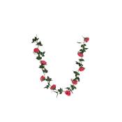 Guirlande rose artificielle rose 150cm lot de 2