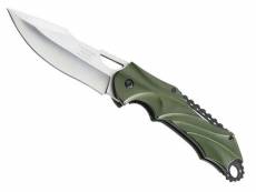 Herbertz - 212613 - couteau herbertz alu vert 13cm inox + clip