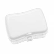 koziol boîte à casse-croûte Basic, thermoplastique, blanc, 12,2 x 16,8 x 6,6 cm