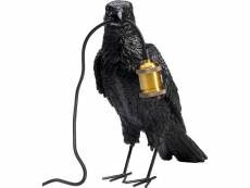"lampe corbeau noir"