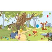 Papier peint Panoramique encollé Winnie l'Ourson et ses amis de Disney 320X182 CM
