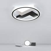 Plafonnier Rond LED 50W Luminaire Moderne Blanc Froid