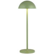 Portabello Lampe de table d'extérieur portable, verte,