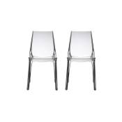 Scab Design - Chaise Lot de 2 chaises Vanity transparentes