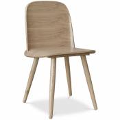 Scandinavian Style - Chaise en bois style Scandinave Berd Bois naturel - Bois de frêne, Bois, Bois, Bois - Bois naturel