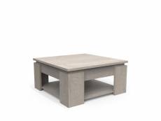 Table basse carrée l80x80 cm - ségur