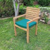 Teck'attitude - Coussin bleu canard pour fauteuils