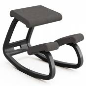 Variable, Chaise à Genoux Original Design : Peter Opsvik - Noir/Gris