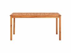 Vidaxl table de jardin 150x90x74 cm bois d'acacia massif 45962
