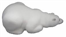 AC-Déco Figurine en Forme d'ours Couché - Blanc