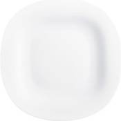 Assiette plate blanche 26 cm - Carine Blanc - Luminarc