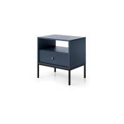Azura Home Design - Table d'appoint mono bleu marine