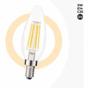 Barcelona Led - Ampoule led E14 5W Filament Clear Blanc
