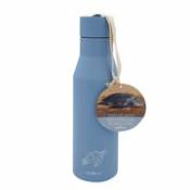 Bouteille isotherme Tortue Luth / 0,5 L - Protection des espèces menacées - Cookut bleu en métal