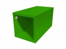 Cube de rangement bois 25x50 cm 25x50 vert CUBE25-VE