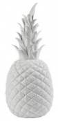 Décoration Pineapple Small / Ø 14 x H 32 cm - Porcelaine - Pols Potten blanc en céramique