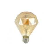 E27 4 Watt Amber Diamond Filament Bulb Retro Decorative