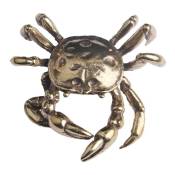 Feng Shui Laiton Statue Crabe Animal Figurine Argent