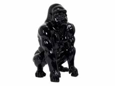 Gorille noir en polyrésine - hauteur 46 cm