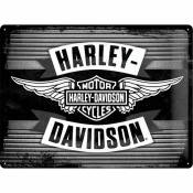 Impact Et Strategie - Plaque métallique Harley Davidson Garage