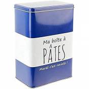 LA BOITE A BT6505 Boîte à Pâtes Métal Bleu 12,20