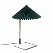 Lampe de table Matin Large / LED - H 52 cm - Tissu & métal - Hay vert en métal