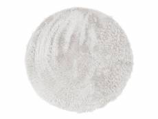 Neo yoga - tapis lavable à base fine et souple extra doux blanc diam.160 ALE160150