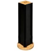 Porte-capsules rotatif x24 nera - Noir et bambou -