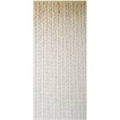 Rideau de porte Bâtonnets de bambou verni - 90 x 200