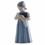 Royal Copenhagen - Mary - Figurine en porcelaine bleue