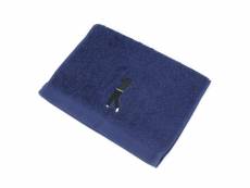 Serviette invite 33x50 cm 100% coton 550 g/m2 pure golf bleu marine