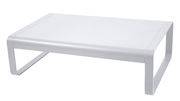 Table basse Bellevie / Aluminium - 103 x 75 cm - Fermob blanc en métal